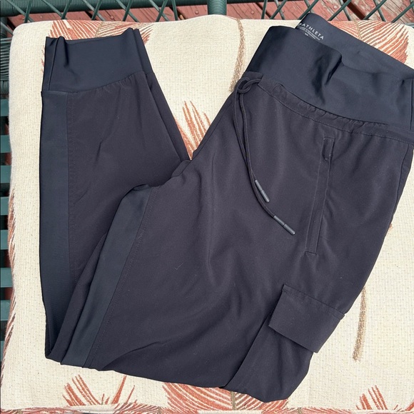 Athleta Black Jogger Pants - Picture 1 of 7